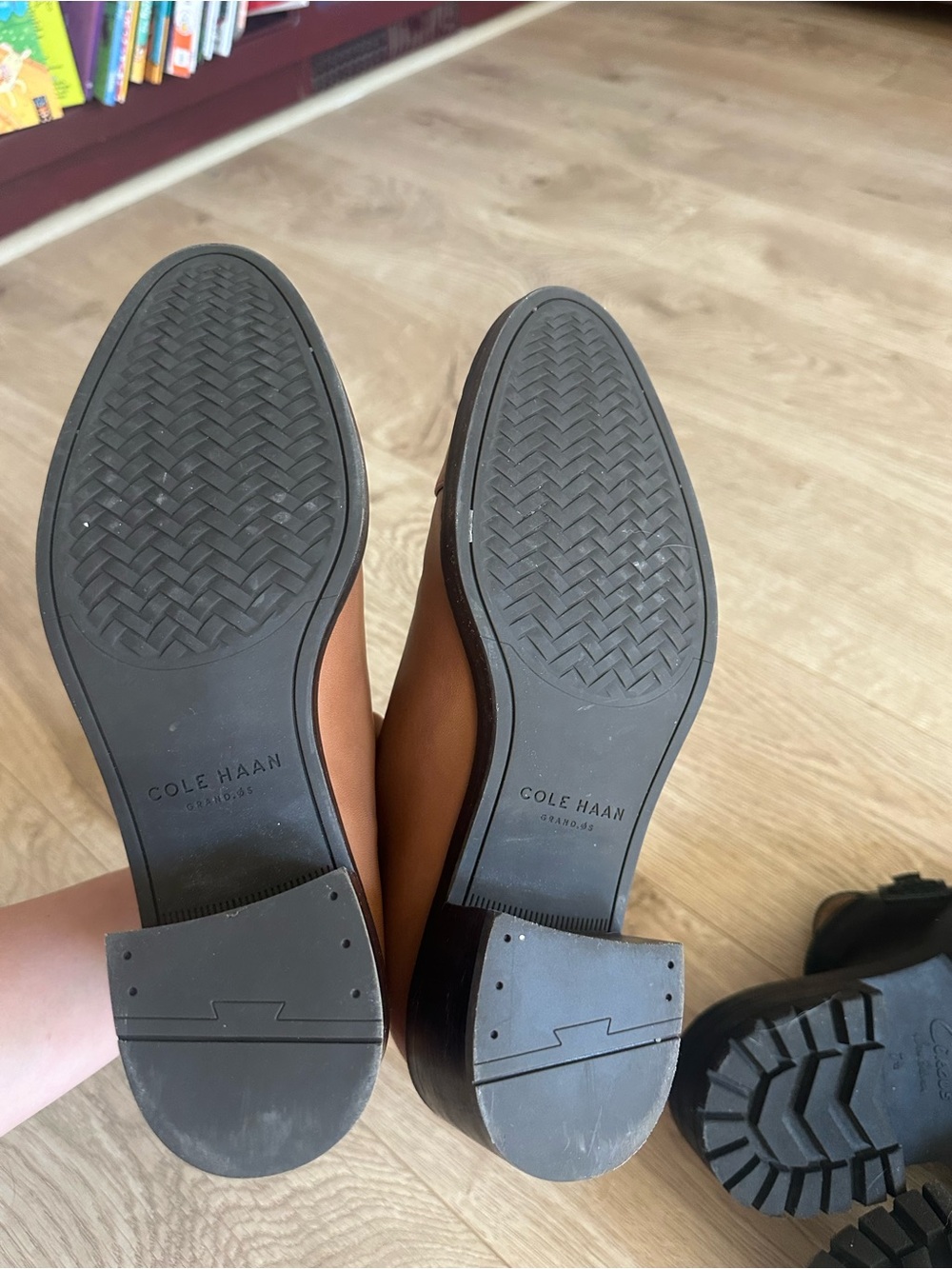 Cole Haan Leather Ankle Boots - Picture 4 of 5